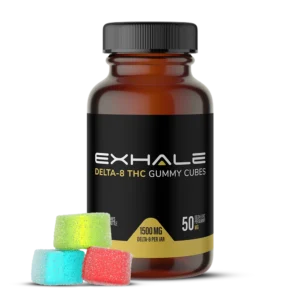 D-8/D-9/THCP Gummies - Strawnana - Exhale Wellness