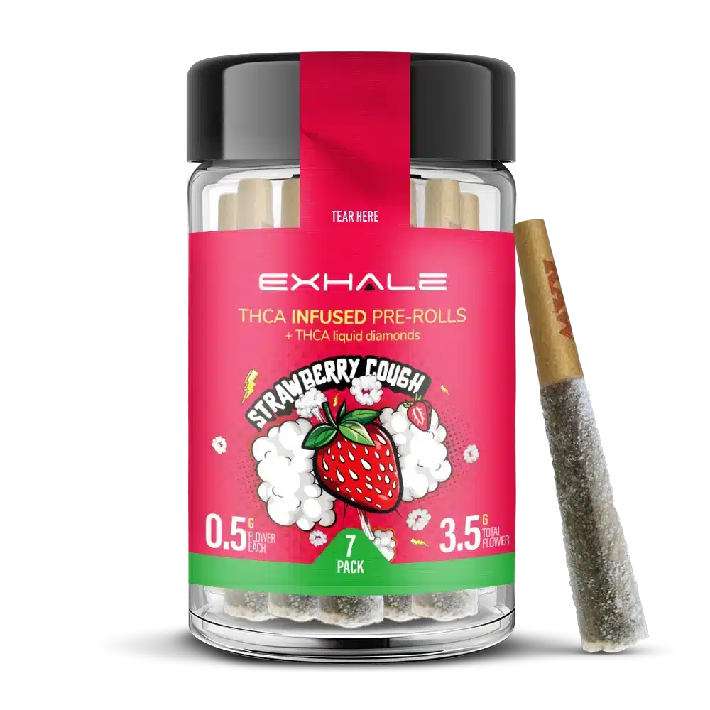 THCA Baby J's - Triple Infused Pre-roll - Strawberry Cough