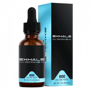 Exhale CBD tintures 600mg with box