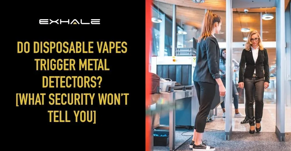 Does a Metal Detector Detect Disposable Vapes? [What Security Won't Tell  About These 3 Detectors]
