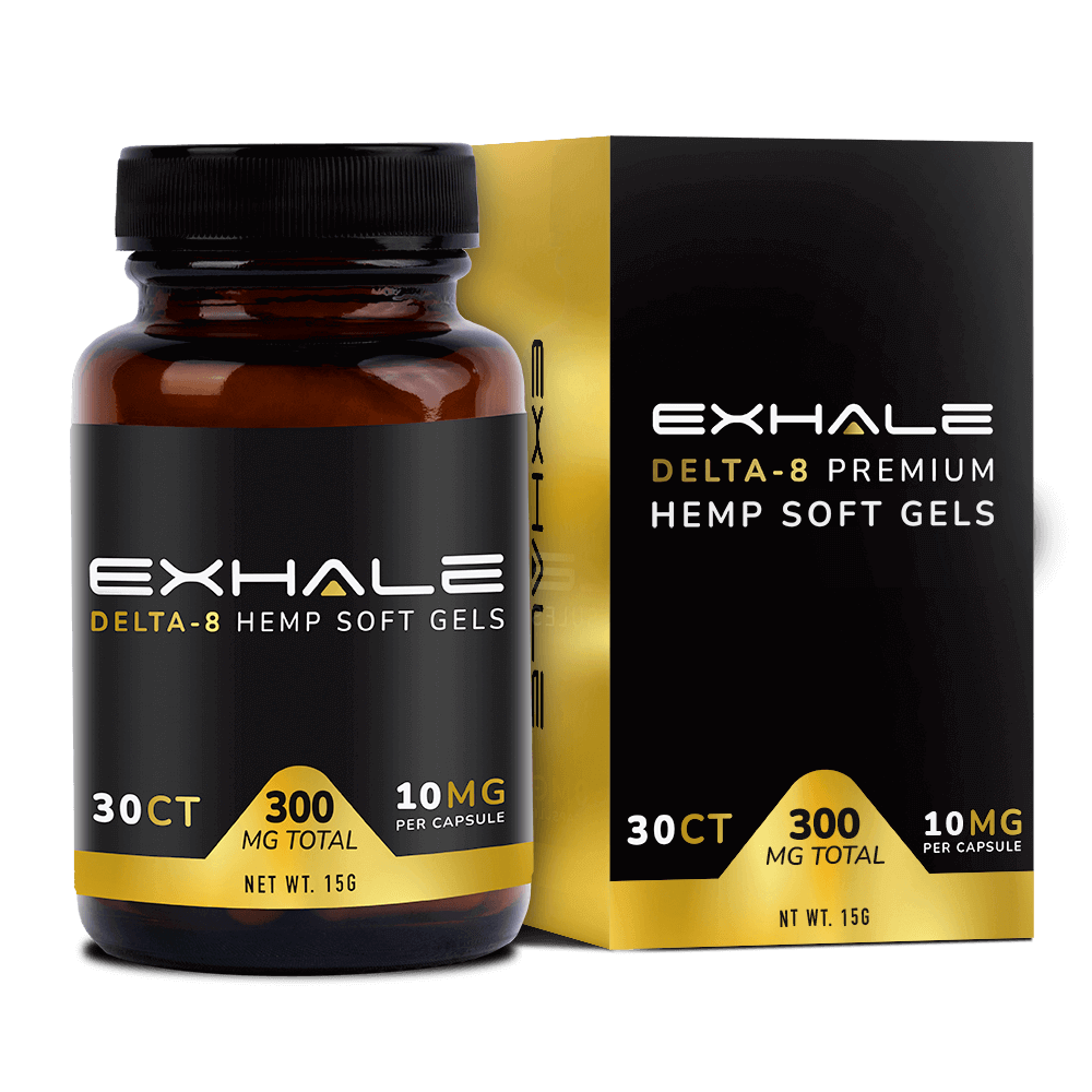 Buy Delta 8 Capsules - D8 THC Softgels Online - Exhale Wellness