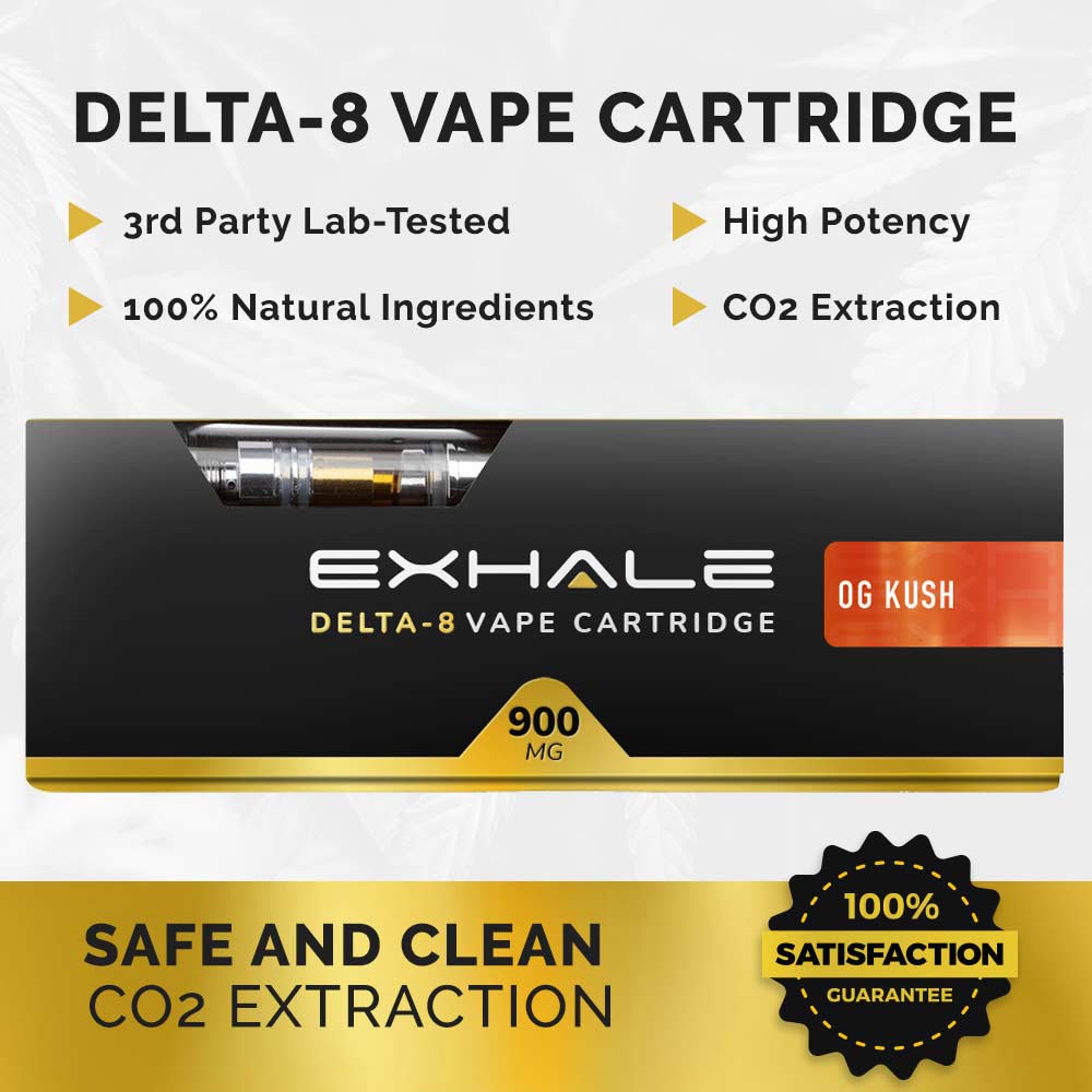 delta-8 vape cartridge 3rd party lab tested 100% natural ingredients high potency co2 extraction