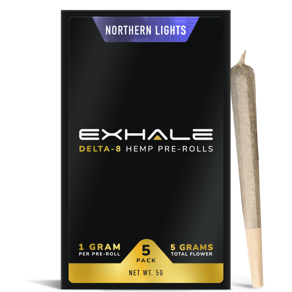 Pre-Roll-mockups-Northern-Lights D8 Pre Rolls Northern Lights with one pre roll