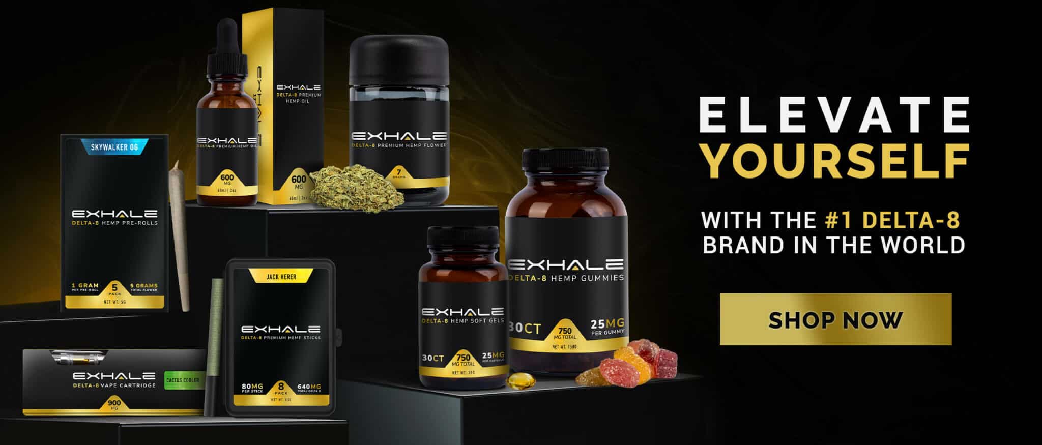 Exhale Wellness 1 Legal Delta8 THC Brand In The World