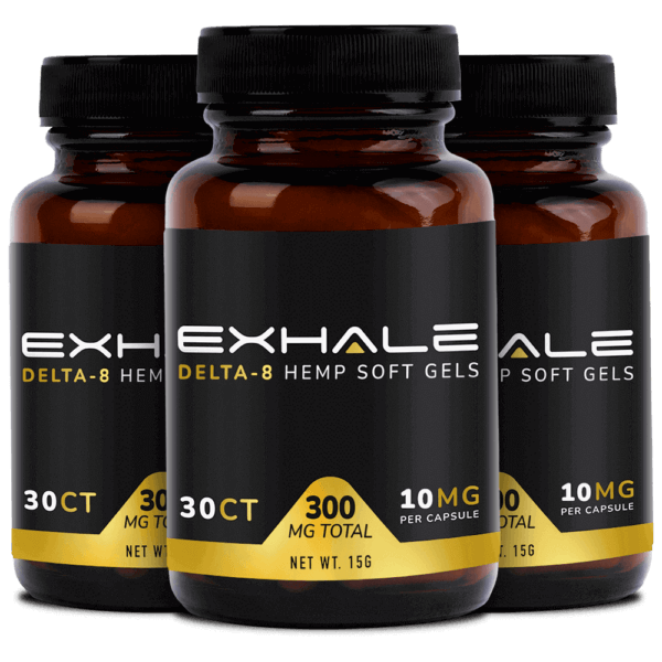 Exhale Delta 8 Bundles Hemp Soft Gels