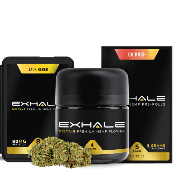 Exhale Delta 8 Bundles Hemp Sticks Pre Rolls Hemp Flower