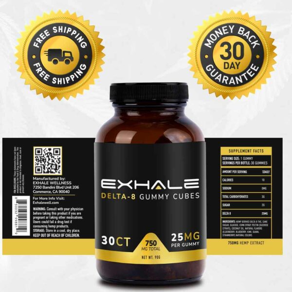 delta 8 gummies cubes 30 day money back guarantee