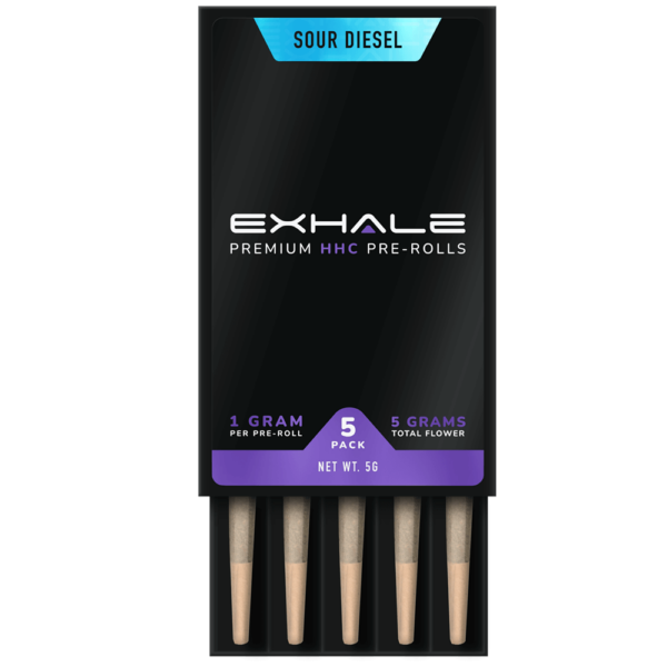 Exhale Pre roll open Sour Diesel