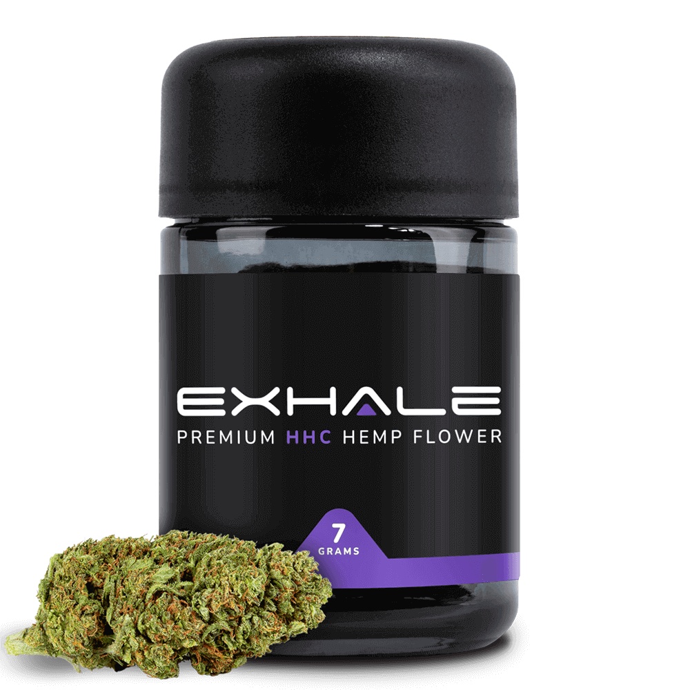 Exhale HHC 7g with flower Sour Diesel