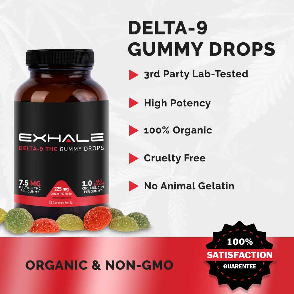 Buy Delta 9 THC Gummies Online Exhale Wellness