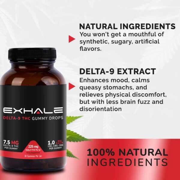 Exhale Natural Ingredients Delta 9 extract