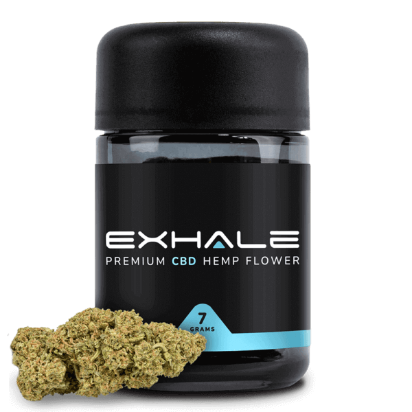 Exhale CBD Flower Zkittles with flower