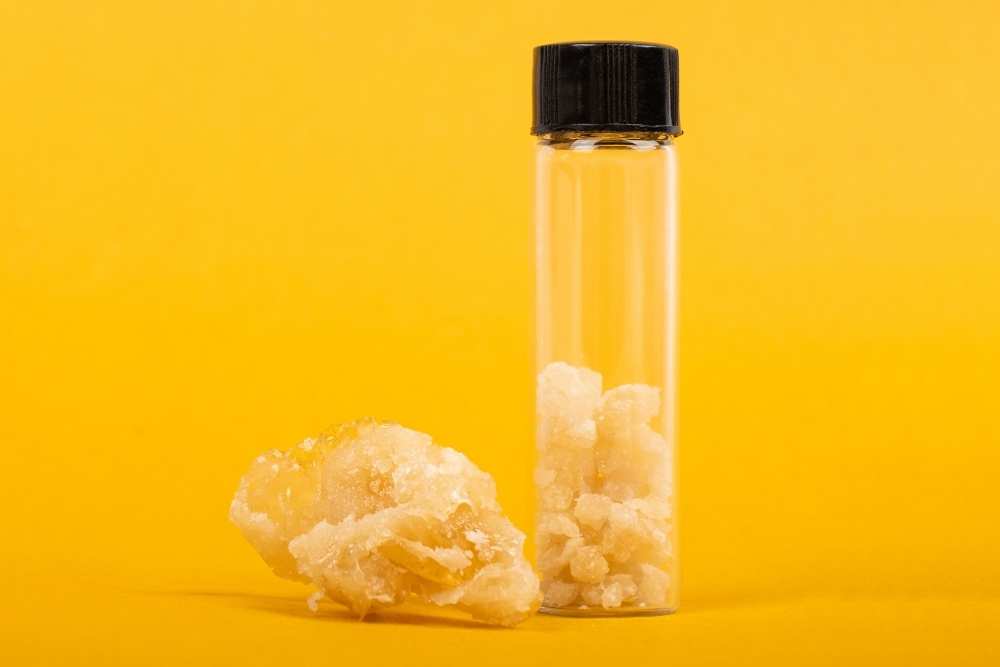 crumble in a vial