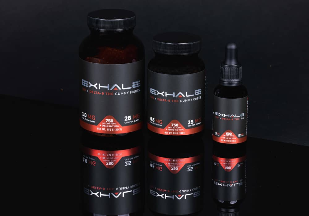exhale delta 9 oil and products