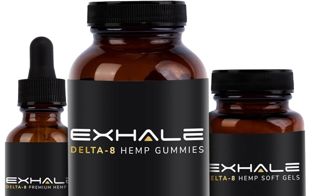 lineup of exhale products
