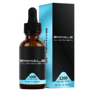 Exhale Wellness CBD 1200mg with box