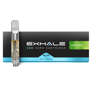 Exhale Wellness CBD Vape Cartridges 400mg Cactus Cooler