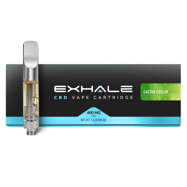 Exhale Wellness CBD Vape Cartridges 400mg Cactus Cooler