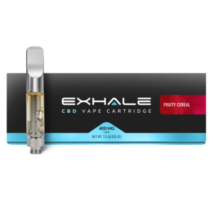 Exhale Wellness CBD Vape Cartridges 400mg Fruity Cereal