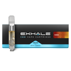 Exhale Wellness CBD Vape Cartridges 400mg Mango