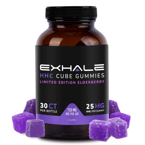 EX HHC Gummies Elderberry Cubes