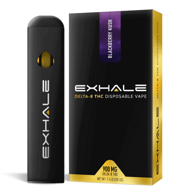 Exhale D8 Disposable Vapes Blackberry Kush