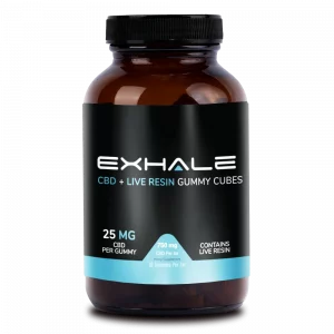 exhale's cbd live resin gummies