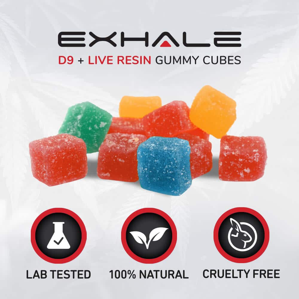 Delta 9 THC Live Resin Gummies 450mg Exhale Wellness Delta 9 THC Live Resin Gummies 450mg Exhale Wellness