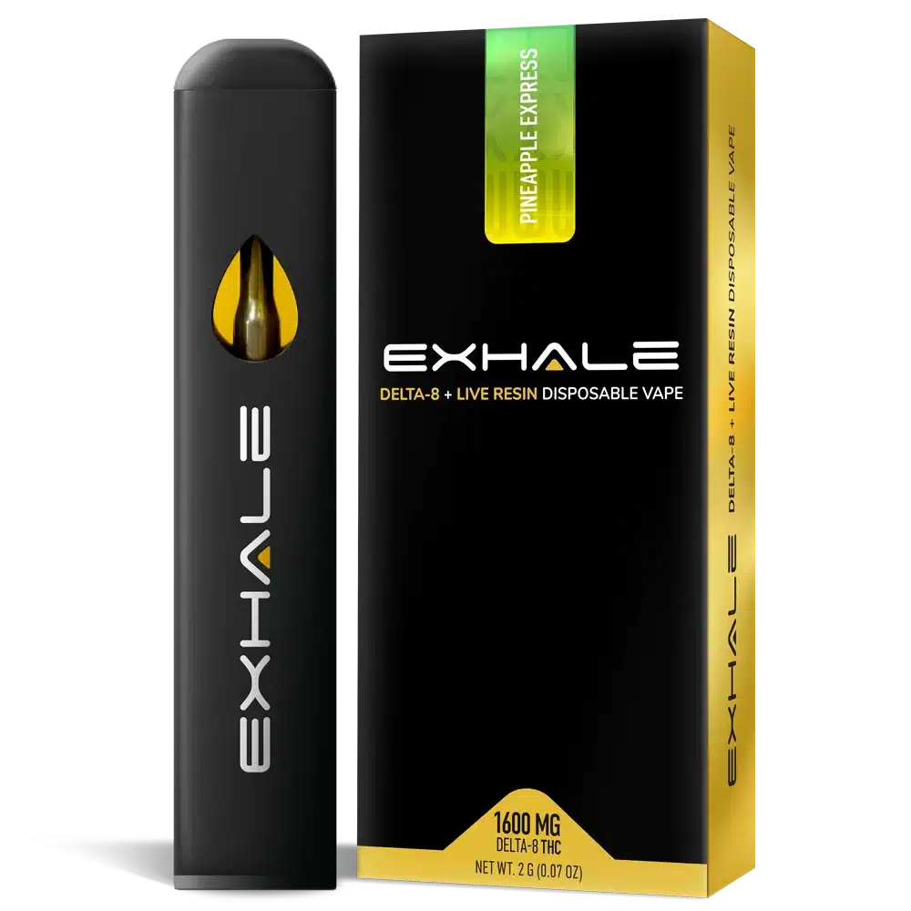 exhale's d8 live resin disposables