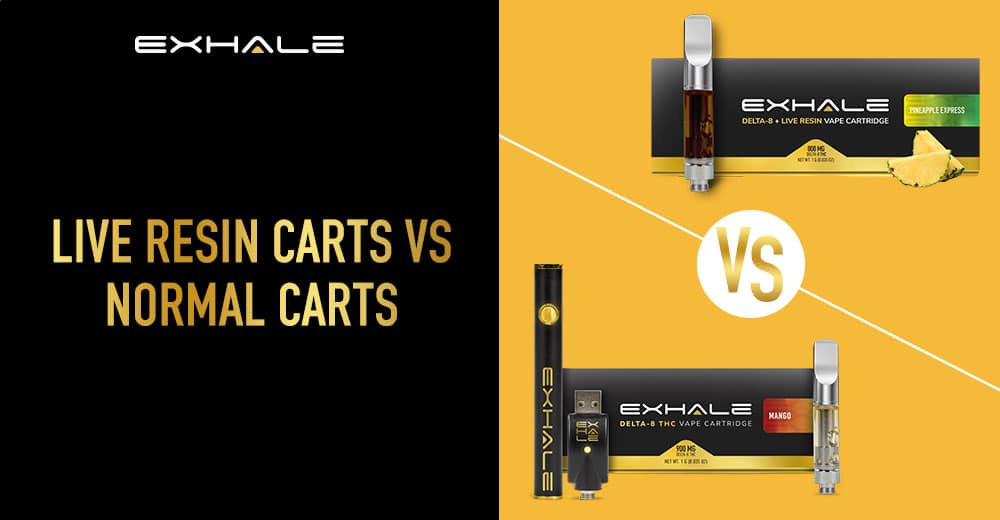 live resin carts vs normal carts