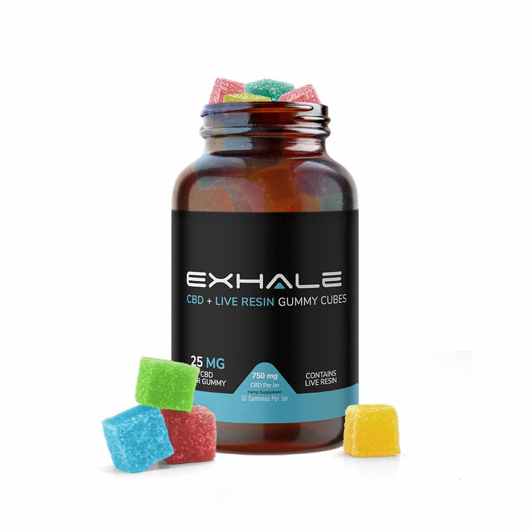 CBD Live Resin Gummies Online Exhale Wellness