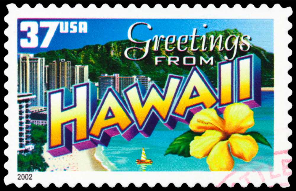 greetings from hawaii 37 cent stamp