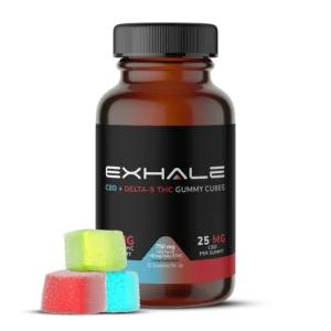 CBD + THC Gummy Cubes