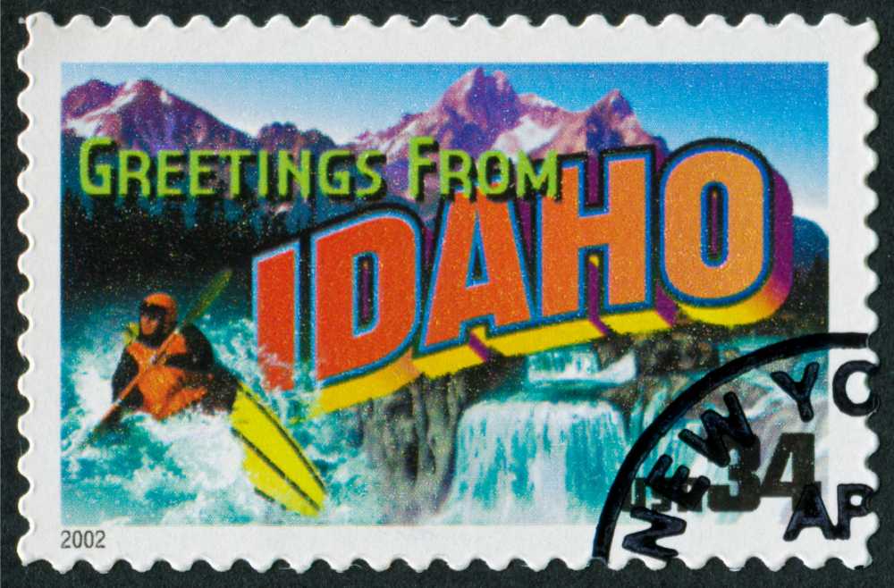 greetings from idaho 34 cents stamp