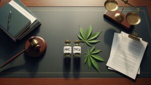 judges table with hhc vs thca on it