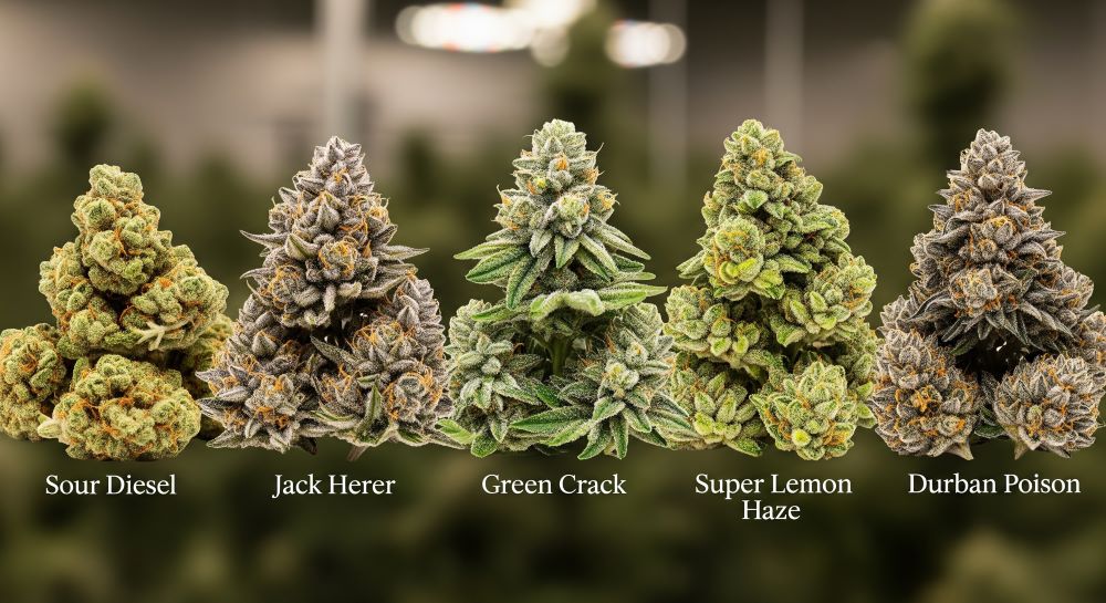 top five most popular sativa strains