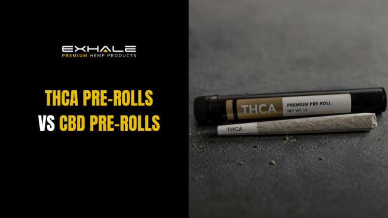 THCA Pre-Rolls vs CBD Pre-Rolls