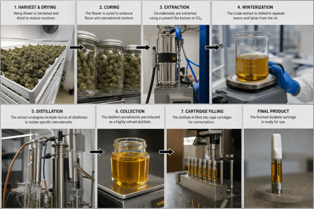 Distillate carts