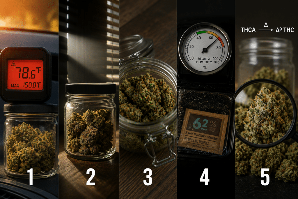Proper cannabis storage tips