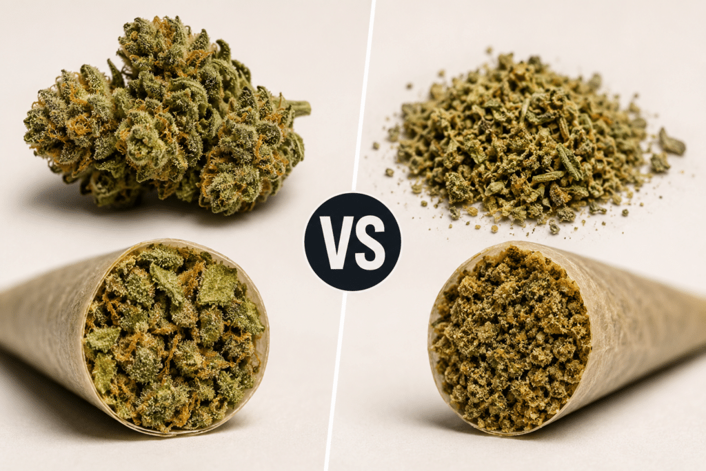 The Shake vs Whole Flower