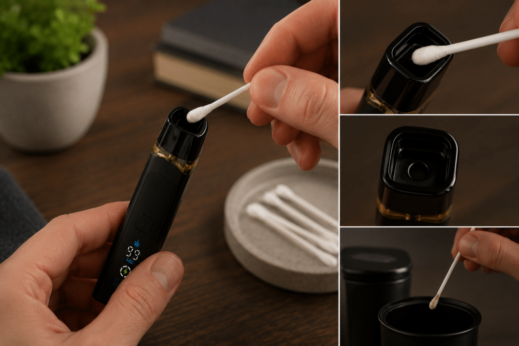 cleaning a vape