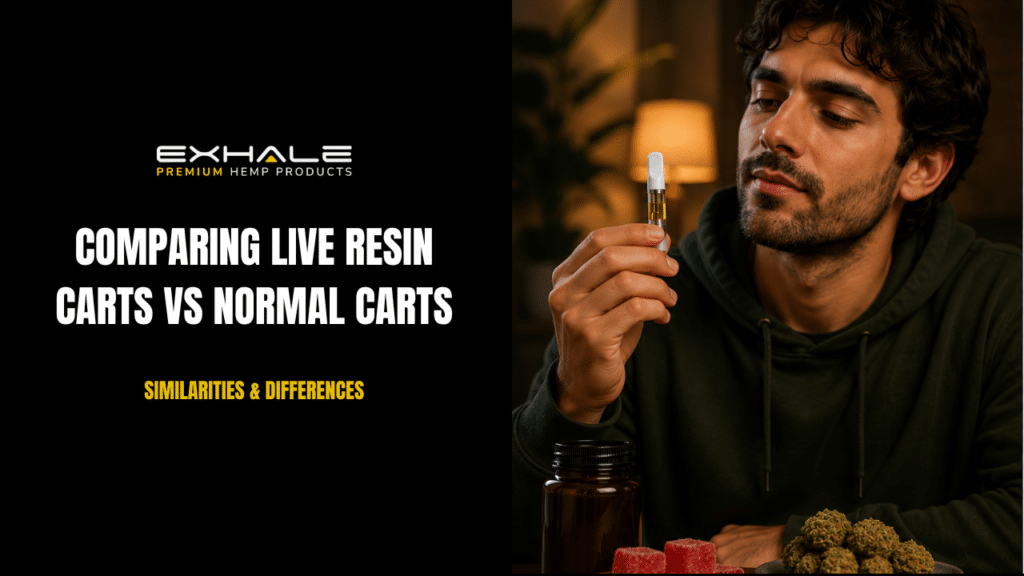 Live resin carts vs Normal carts