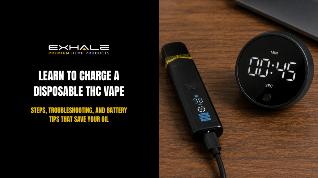 Charge a Disposable THC Vape