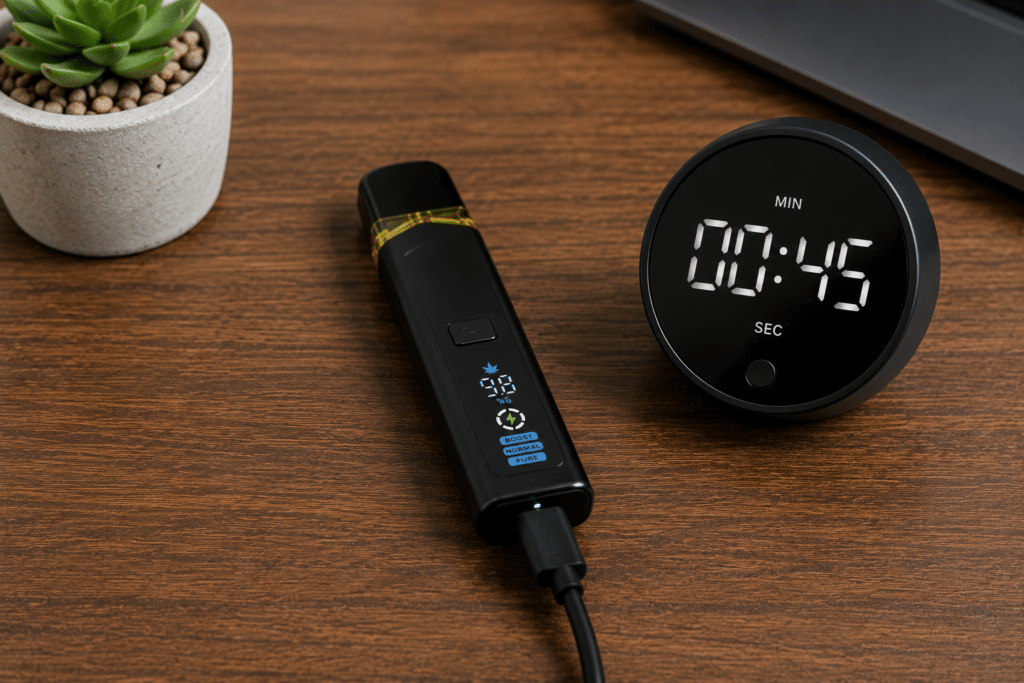 vape pen charging time