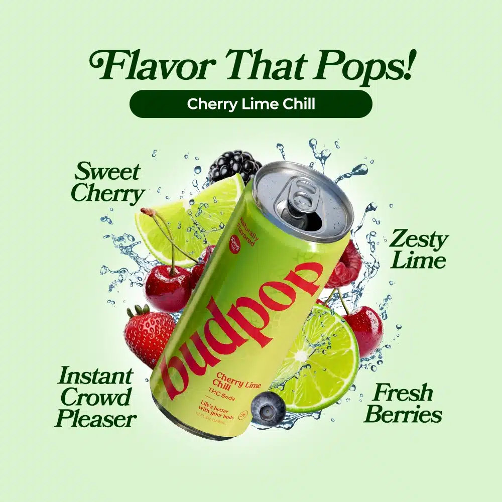 cherry lime chill thc soda flavor profile